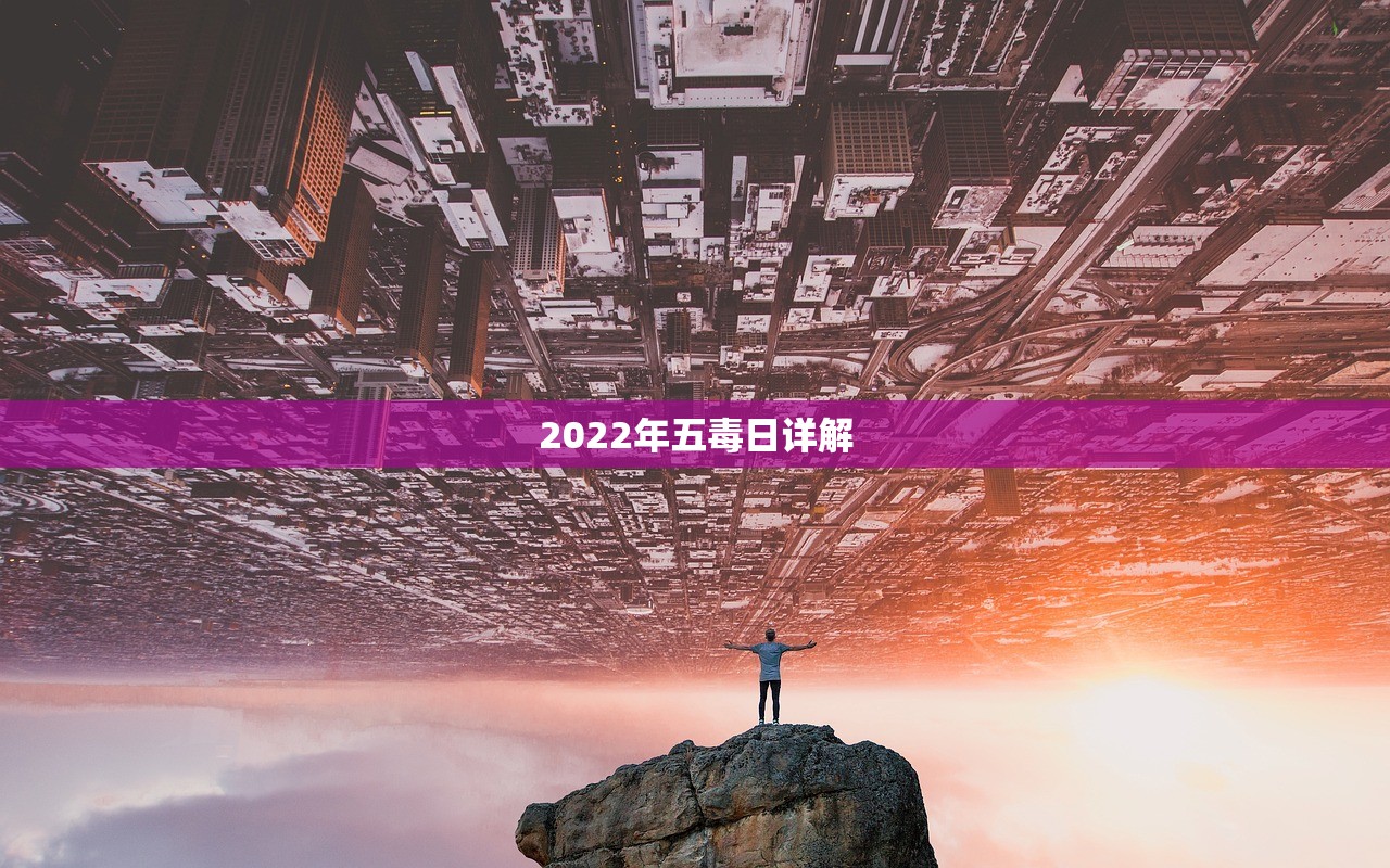 2022年五毒日详解