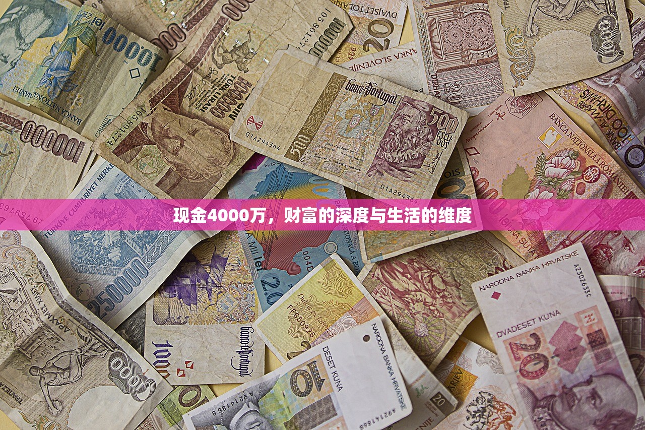 现金4000万，财富的深度与生活的维度