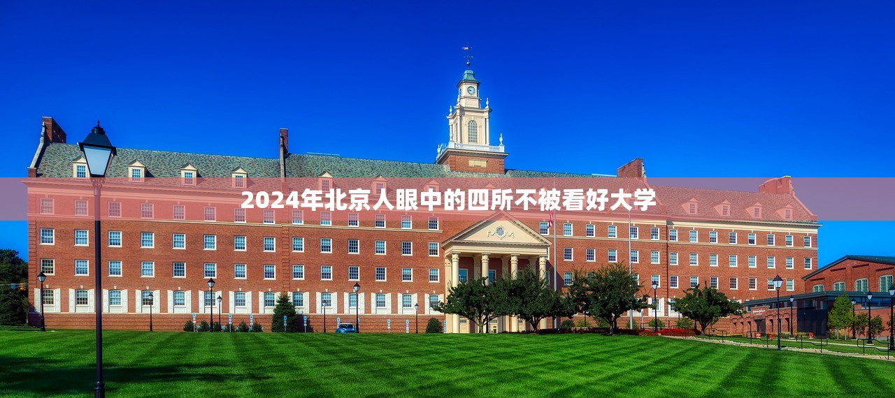 2024年北京人眼中的四所不被看好大学