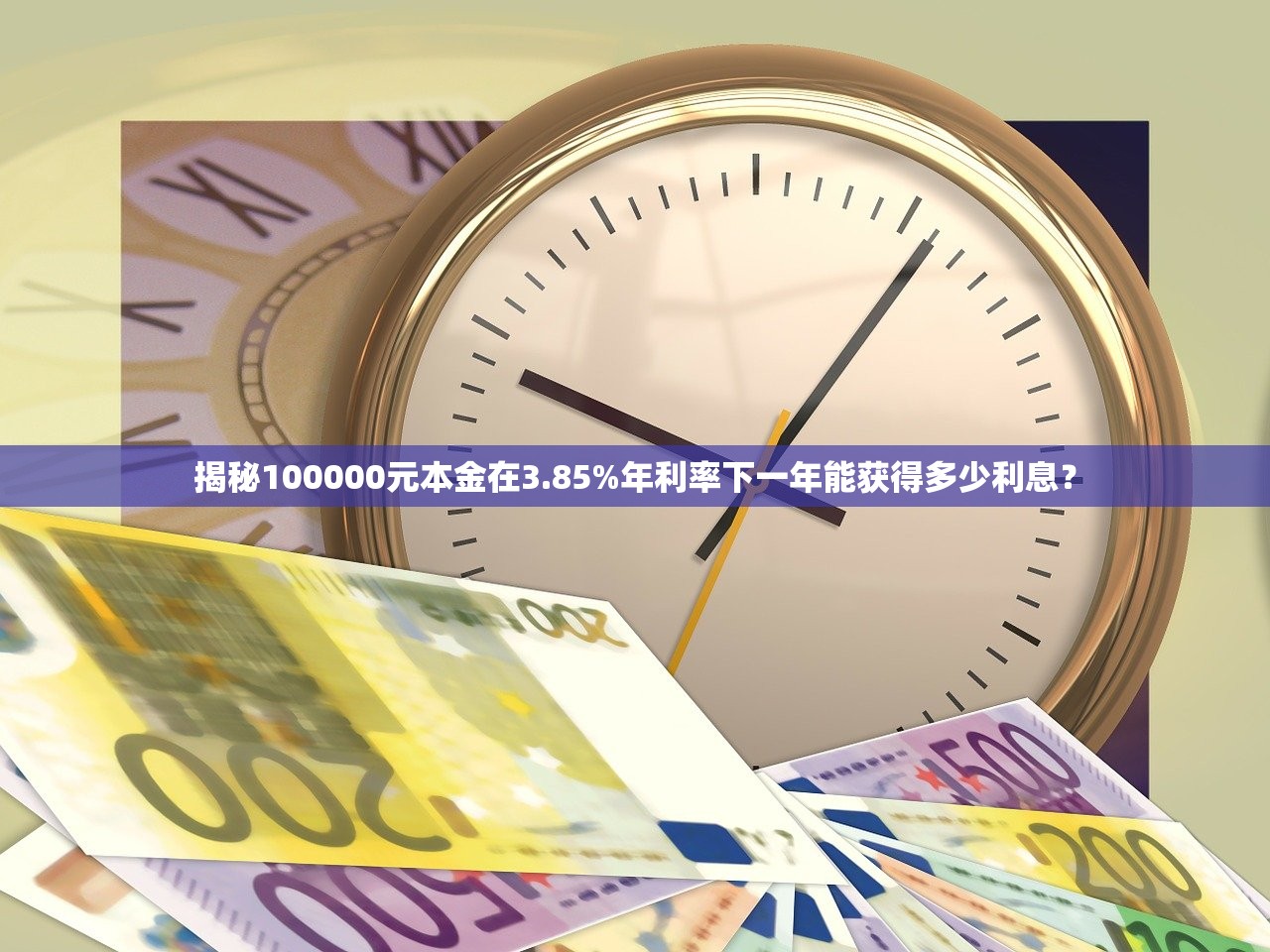 揭秘100000元本金在3.85%年利率下一年能获得多少利息？